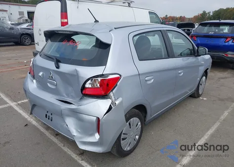 2024 Mitsubishi Mirage Es/Le z USA, uszkodzony, nr VIN ML32AUHJ8RH027393